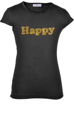 

Lil Orchids Casual Cotton Top(Black, Pack of 1