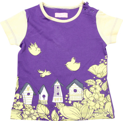 

JusCubs Baby Girls Casual Cotton Top(Purple, Pack of 1