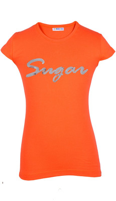 

Lil Orchids Casual Cotton Top(Orange, Pack of 1, Coral