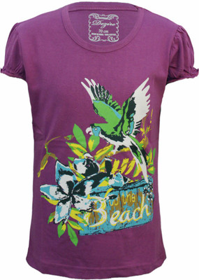 

Kothari Girls Casual Cotton Top(Purple, Pack of 1, Fushia