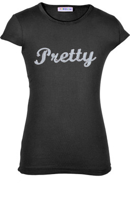 

Lil Orchids Girls Casual Cotton Top(Black, Pack of 1
