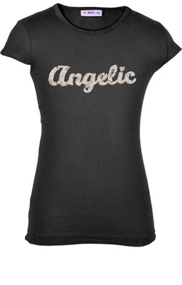 

Lil Orchids Girls Casual Cotton Top(Black, Pack of 1