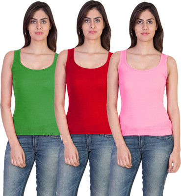 ParasTrade Women Tank Top/Vest(Pack of 3)