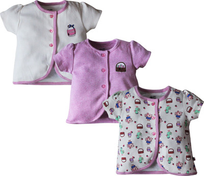 FS Mini Klub Casual Cotton Top(Multicolor, Pack of 3, Multi