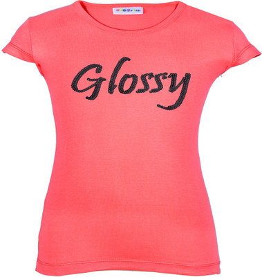 

Gkidz Girls Casual Cotton Top(Pack of 1, Blossom berry