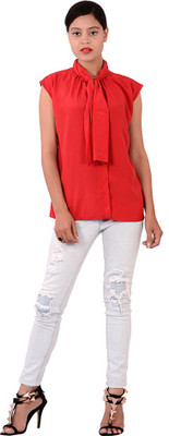 50% OFF on Fashnopolism Formal Sleeveless Woven Women's Red Top 50% OFF on Fashnopolism Formal Sleeveless Woven Women's Red Top
