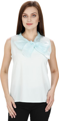 

Svt Ada Collections Party Sleeveless Solid Women's Green Top
