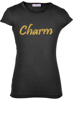 

Lil Orchids Casual Cotton Top(Black, Pack of 1