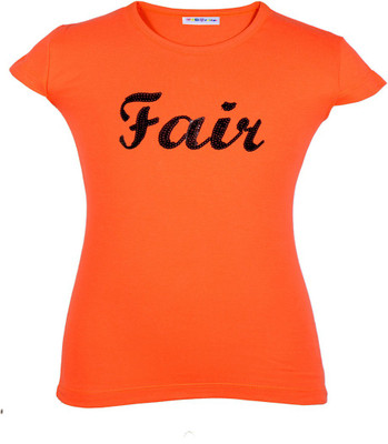 

Gkidz Girls Casual Cotton Top(Pack of 1, Coral
