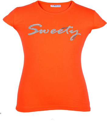 

Gkidz Girls Casual Cotton Top(Pack of 1, Coral