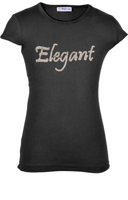 

Lil Orchids Girls Casual Cotton Top(Black, Pack of 1