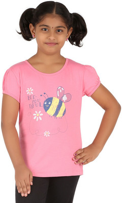 

Minnow Girls Casual Cotton Top(Pink, Pack of 1), Coral3