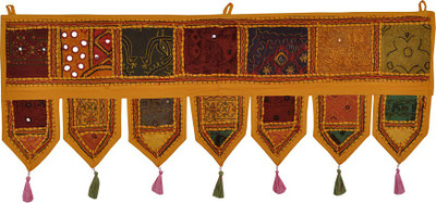

Lal Haveli Modern Attractive Cotton Decorative Door Valance Hanging Toran(Cotton)