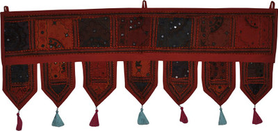 

Lal Haveli Modern Attractive Home Décor Door Valance Hanging Toran(Cotton)