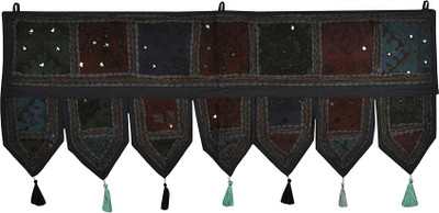 

Lal Haveli Handmade Embroidered Patch Work Cotton Door Hanging Toran(Cotton)