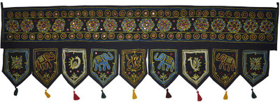 

Lal Haveli Ethnic Rajasthani Beautiful Handmade Bandhanwar Toran(Cotton)
