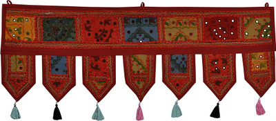 

Lal Haveli Handmade Cotton Tapestry Toran Decorative Wall / Toran(Cotton)