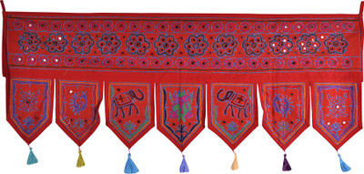 

Lal Haveli Modern Attractive Cotton Decorative Door Valance Hanging Toran(Cotton Febric)