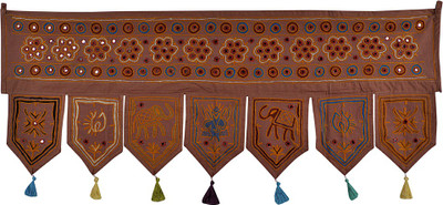 

Lal Haveli Home Decor Attractive Cotton Door Valance Hanging Toran(Cotton Febric)