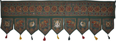 

Lal Haveli Ethnic Beautiful Rajasthani Traditional Hanging Toran(Cotton)