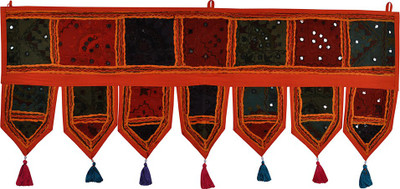 

Lal Haveli Handmade Cotton Tapestry Toran Decorative Wall / Toran(Cotton)