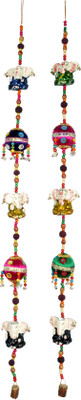 

Lal Haveli Metal Animal Art Decorative Door Bells Window Hanging Toran(Metal)