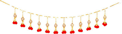 

Creativity Centre Toran(Velvet cloth, metal beads, Pearl)