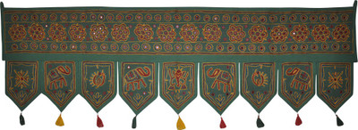 

Lal Haveli Beautiful Handmade Cotton Bandhanwar for Decoration Toran(Cotton)