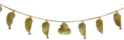 

eCraftIndia Gold Plated Bandarwal with Lord Ganesha Toran(Aluminiun)