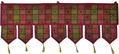 

Lal Haveli Ethnic Attractive Decoration Silk Toran Toran(Silk)