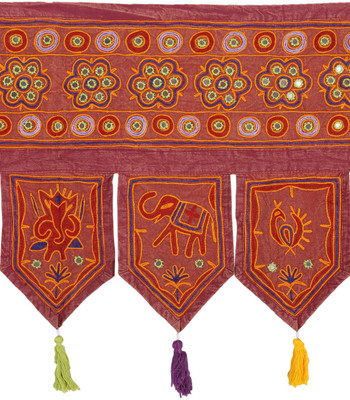 

Rajrang Elephant Toran/Door Hanging Toran(Cotton)