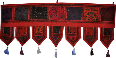 

Lal Haveli Ethnic Traditional Handmade Vintage Bandhanwar Toran(Cotton)