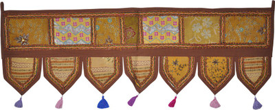 

Lal Haveli Ethnic Patchwork With Embroidery Door Hanging Toran(Cotton)