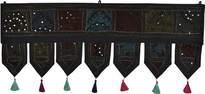 

Lal Haveli Traditional Handmade Bandhanwar Door Valance Decorative Toran(Cotton)