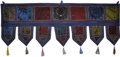 

Lal Haveli Ethnic Traditional Handmade Vintage Bandhanwar Toran(Cotton)