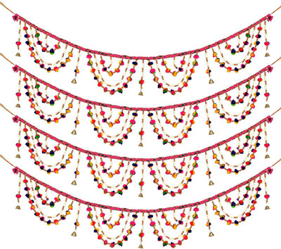 

Chesta Enterprises Fabric Decorative Door Hanging Set Toran(Fabric)