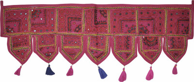 36% OFF on Lal Haveli Ethnic Handmade Mirror Embroideed Toran(Cotton)