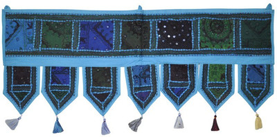 

Lal Haveli Ethnic Patchwork Beautiful Handmade Door Hanging Toran(Cotton)