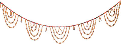 

eCraftIndia Decorative Beads Colorful Bandarwal Toran(Beads, Cotton Laces, Fancy Stones)