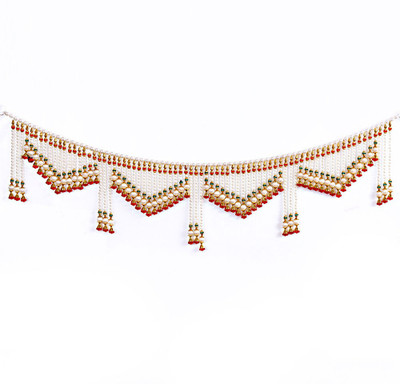 

Creativity Centre Elegant Door Hanging of Colorful Beads N Pearl Toran(Pearl, metal beads)