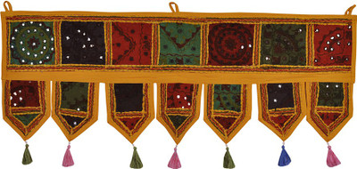 

Lal Haveli Handmade Embroidered Patch Work Cotton Door Hanging Toran(Cotton)