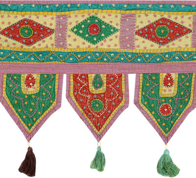 

Rajrang Geometric Toran/Door Hanging Toran(Cotton)