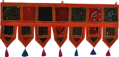 

Lal Haveli Handmade Cotton Tapestry Toran Decorative Wall / Toran(Cotton)