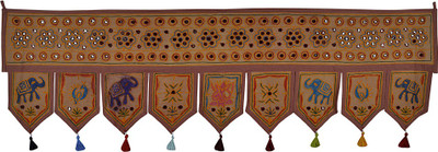 

Lal Haveli Embroidery Work Door Valance Hanging Toran(Cotton)