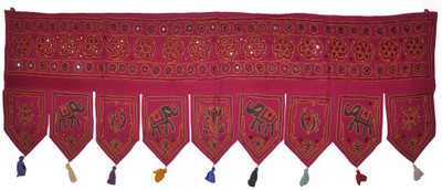 

Lal Haveli Beautiful Decoration Bandhanwar Toran(Cotton)