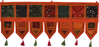 

Lal Haveli Handmade Cotton Tapestry Toran Decorative Wall / Toran(Cotton)