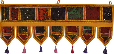 

Lal Haveli Decorative Handmade Door Valance Bandhanwar Door Décor Toran(Cotton)