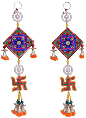 

Indigo Creatives Swastika Door side Diwali Wall Hanging Toran Latkan 1040 Toran