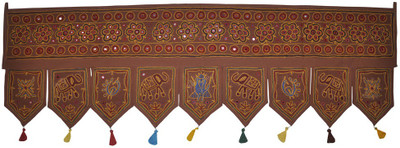 

Lal Haveli Ethnic Handmade Rajasthani Traditional Hanging Toran(Cotton)