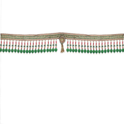 

Creativity Centre Booti N Curtain Look Colorful Bandanwar Door Hanging Toran(Metal, Small Red Crystals)